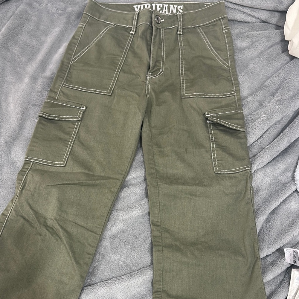 Women’s Green Cargo Pants